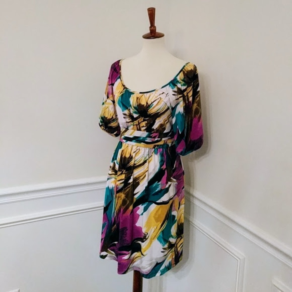 Long sleeve flowy dress